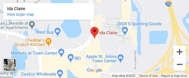 Ida Claire Jacksonville Google Map desktop