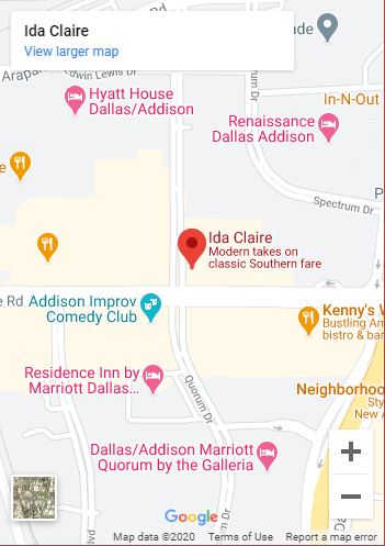 Ida Claire Dallas Google Map mobile